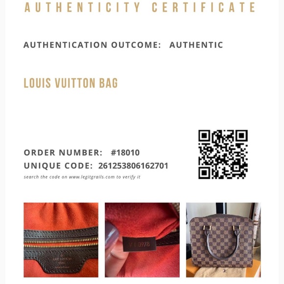 Louis Vuitton Triana Ebene Damier handbag - Picture 9 of 9